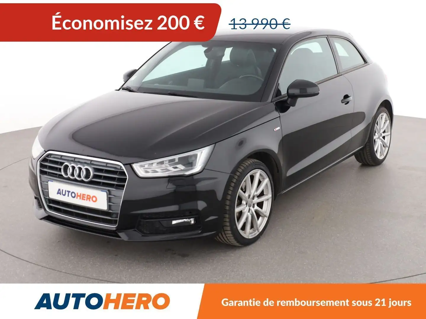 Audi A1 1.6 TDI S Line S Tronic Noir - 1