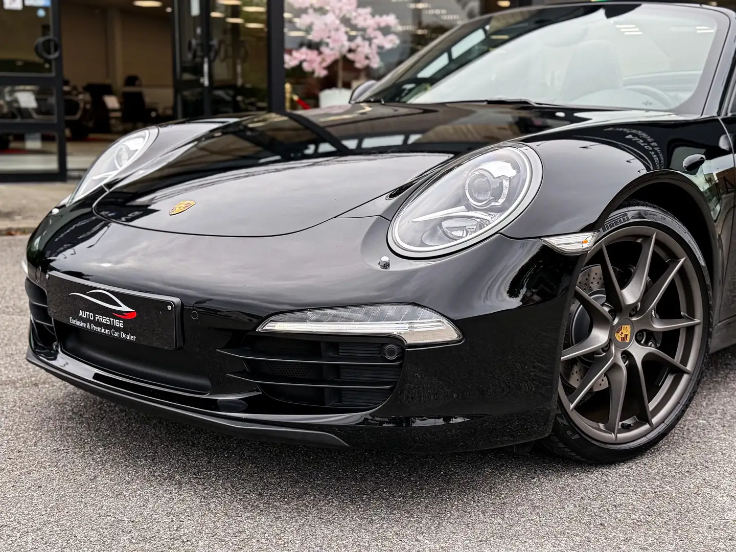 Porsche 991 911 Carrera 2 Cabriolet 3.4i PDK Akrapovic Techart Negro - 2