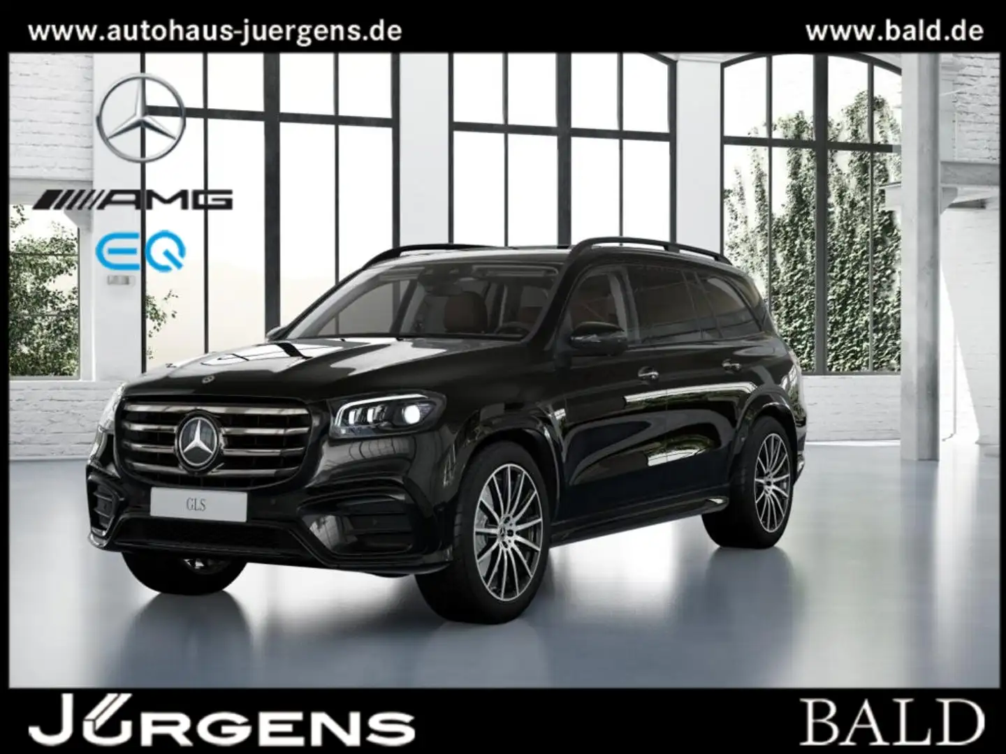 Mercedes-Benz GLS 450 4M AMG-Sport/360/Pano/Burm/HUD/Sitzklima Schwarz - 1