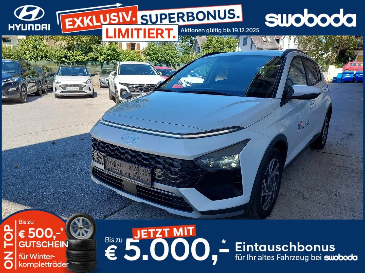 Hyundai BAYON Bayon GO Plus 1.0 T-GDI DCT y5bu3-O5 Blanc - 1