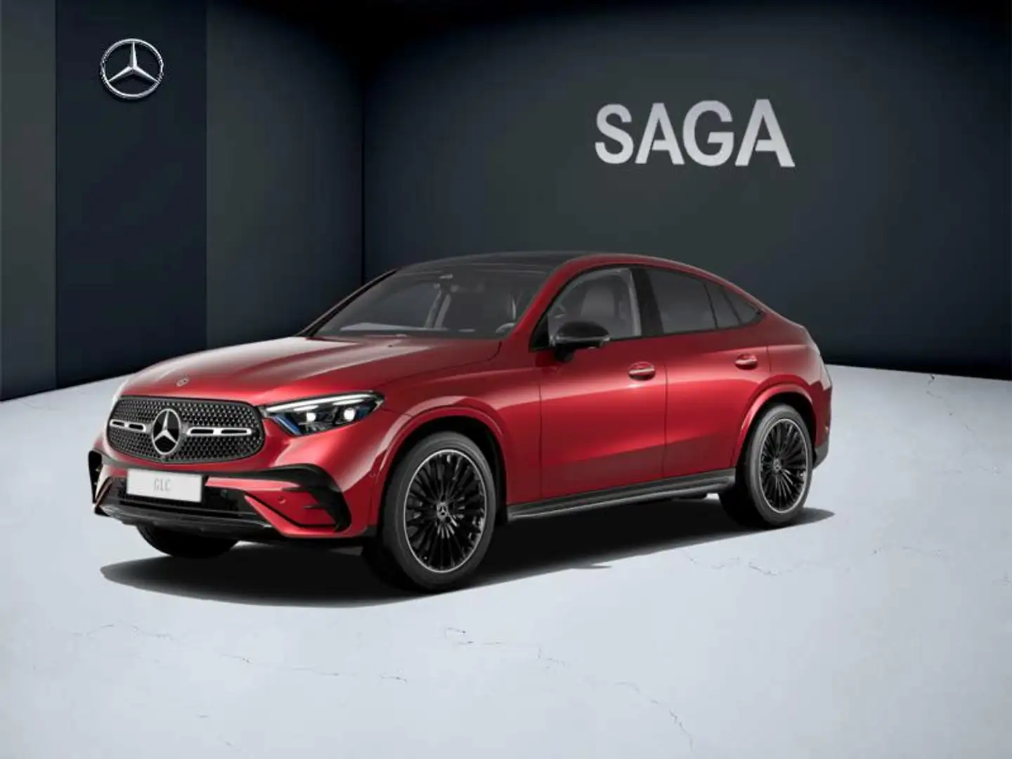 Mercedes-Benz GLC 200 4MATIC Coupé Rojo - 1