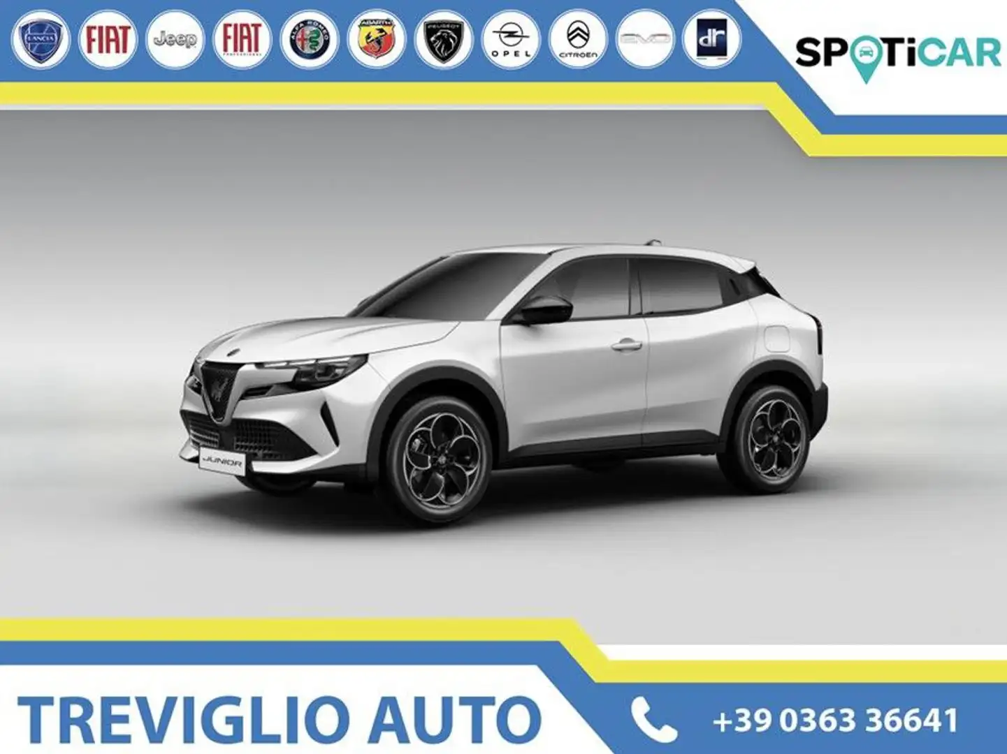 Alfa Romeo Junior 1.2 145 CV Hybrid eDCT6 Q4 JUNIOR+INTENSA Bianco - 1