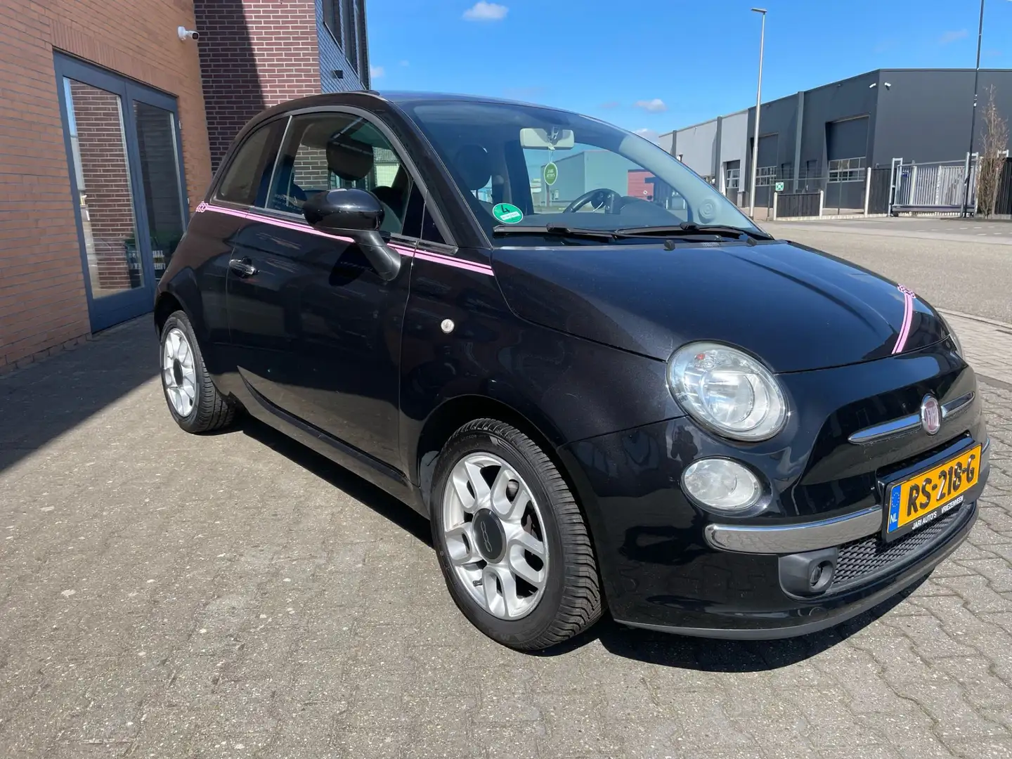 Fiat 500 1.2 Lounge Airco, weinig km Negro - 2