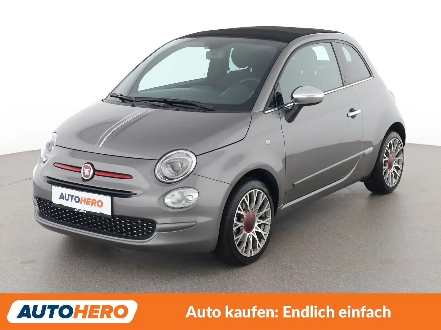Fiat 500C 1.0 Mild-Hybrid Red Grau - 1