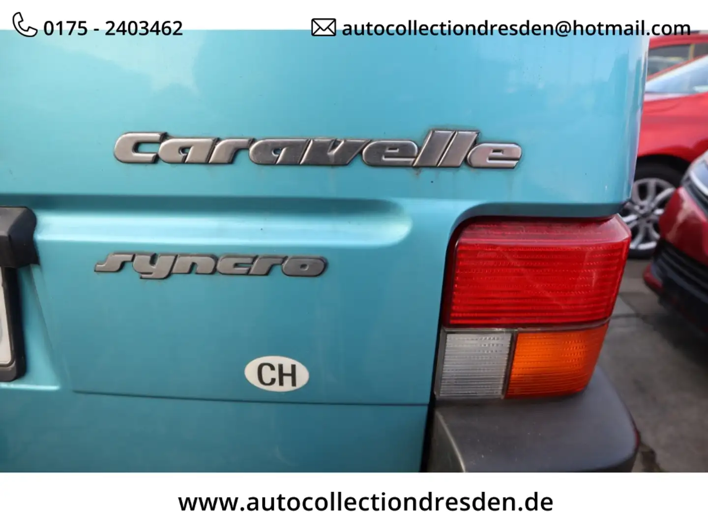 Volkswagen T4 Caravelle Bus Syncro LKW 2,5Ltr.-81 kW KAT AAF Blau - 1