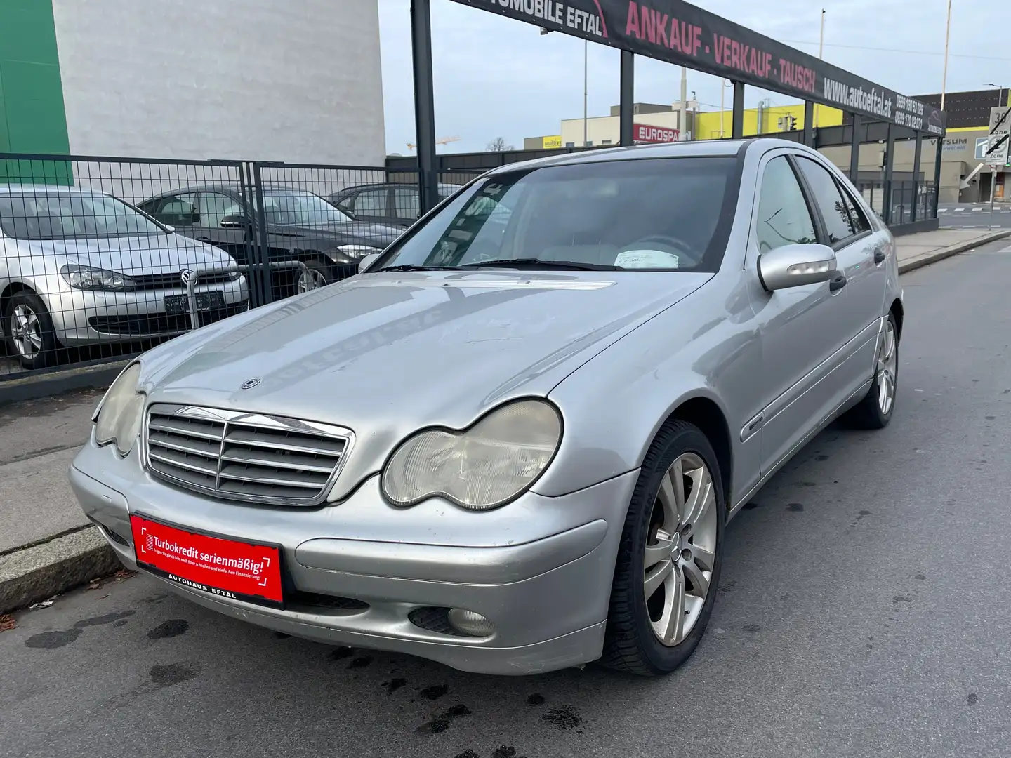 Mercedes-Benz C 180 Aut.*EXPORT KEIN PICKERL*KLIMA*TEMPOMAT*RADIO*ZV* Сірий - 1