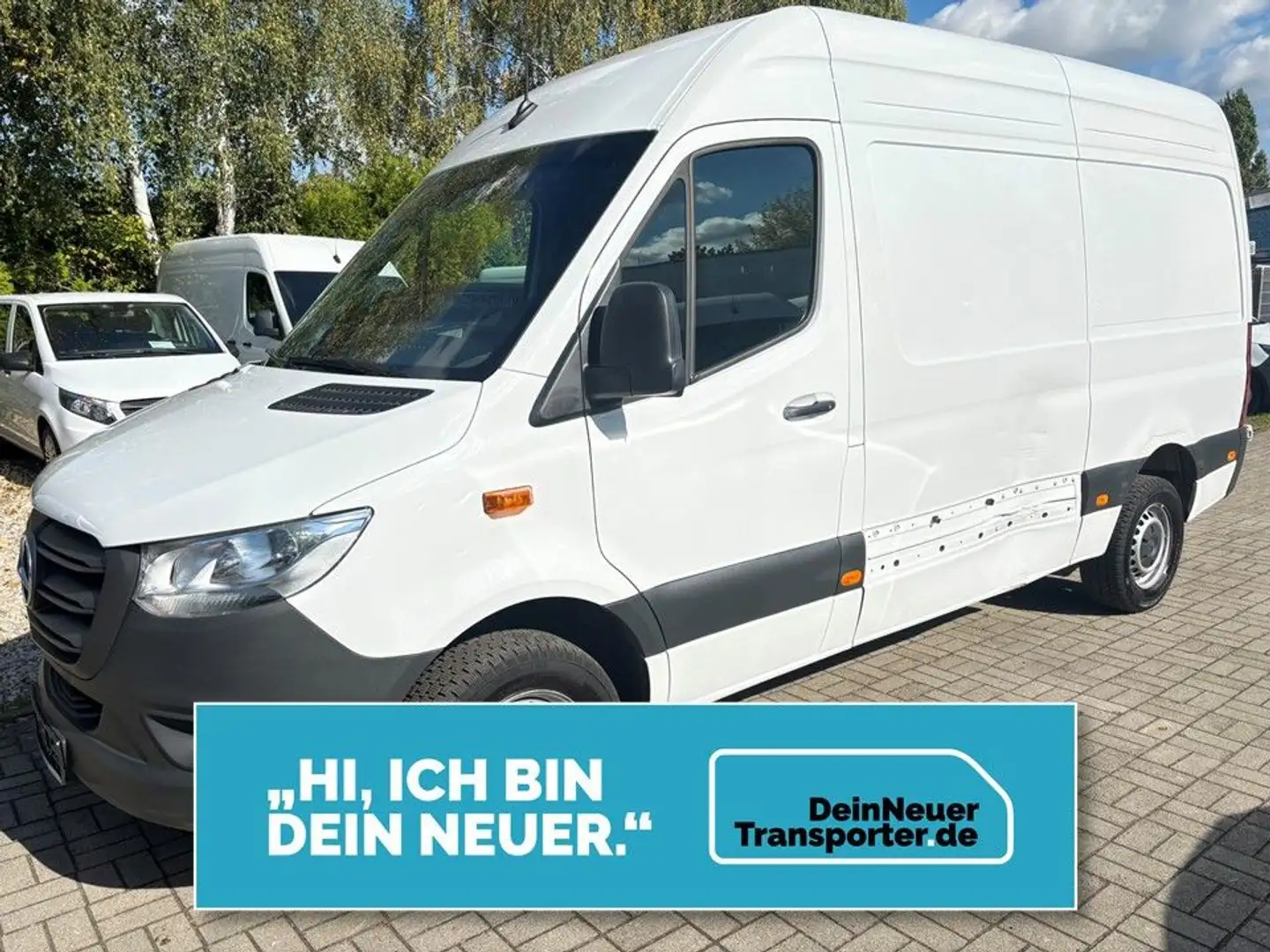 Mercedes-Benz Sprinter 317 CDI L2H2 FACELIFT|9G|NAVI|ASSISTENT Weiß - 1