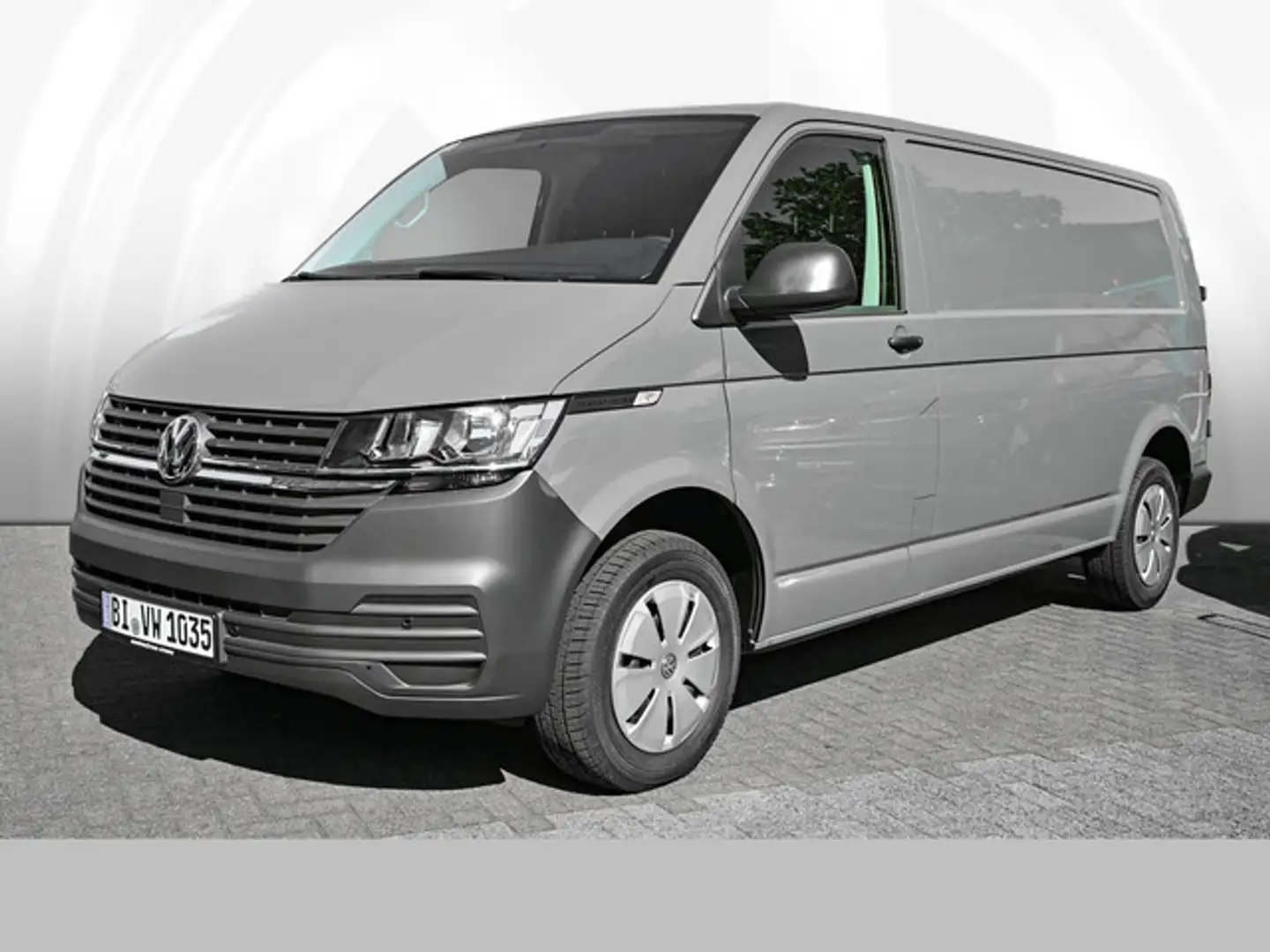 Volkswagen T6.1 Transporter Lang 2.0 TDI Vorb. für AHK Klima PDC K Gris - 1