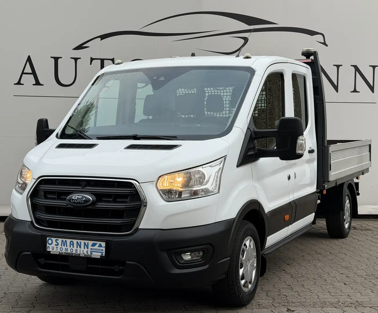 Ford Transit 350 Pritsche L3 HA DK Trend 7SITZER Blanc - 1