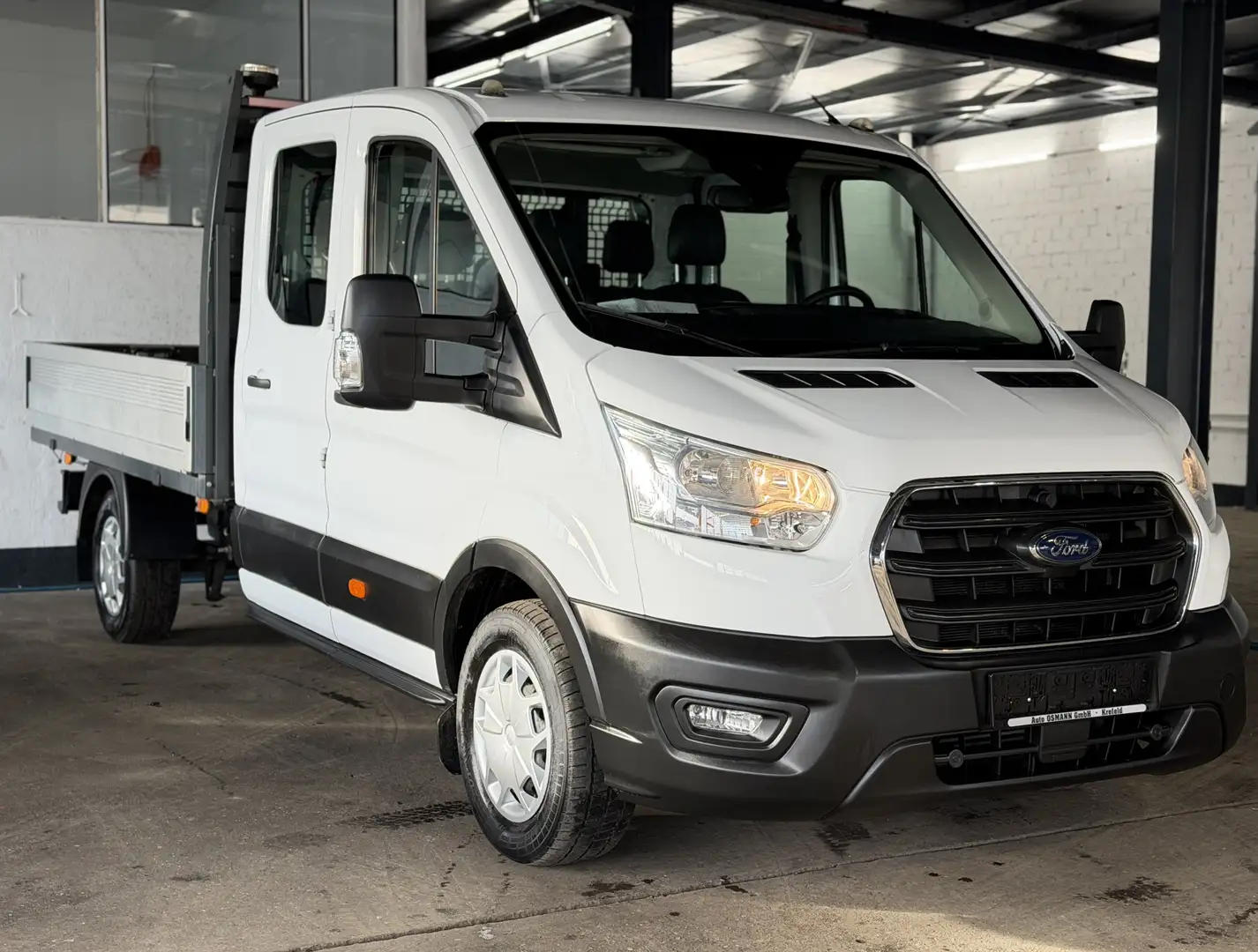 Ford Transit 350 Pritsche L3 HA DK Trend 7SITZER Blanc - 2
