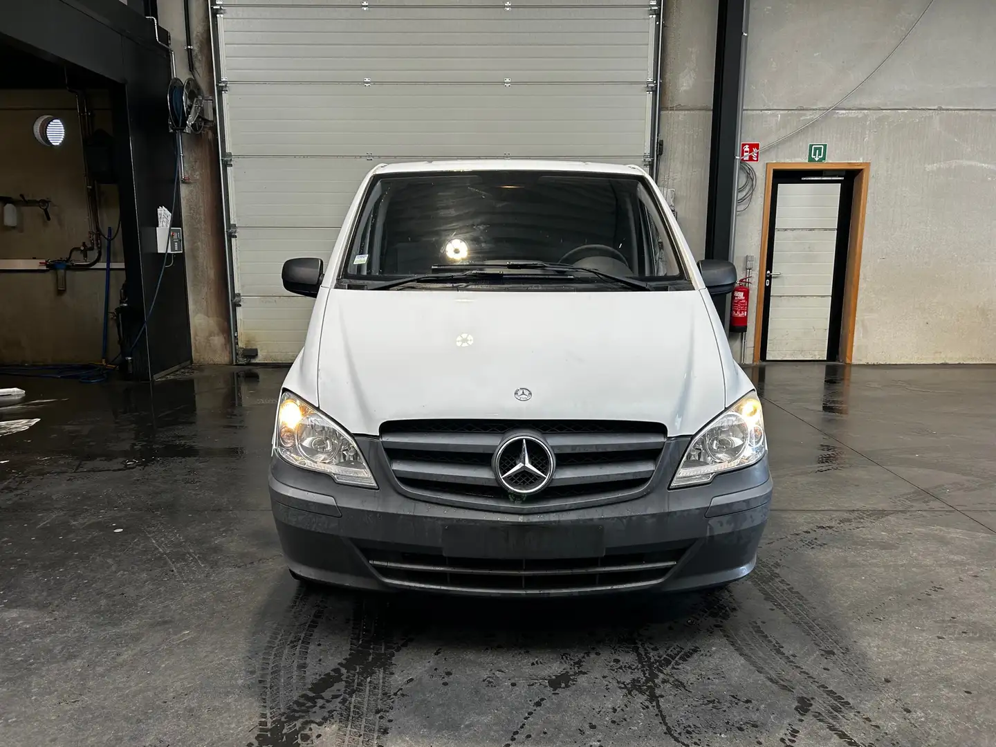 Mercedes-Benz Vito 110 CDI Lang/3-zit/Airco/Navi/180000km Blanc - 2