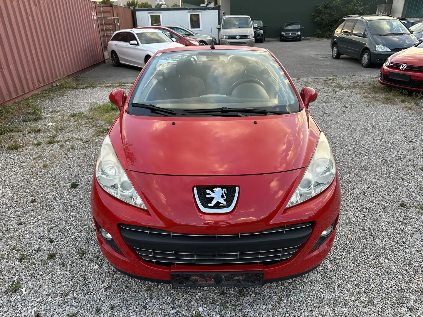 Peugeot 207 CC Active 1,6 16V,Cabrio Rot - 2
