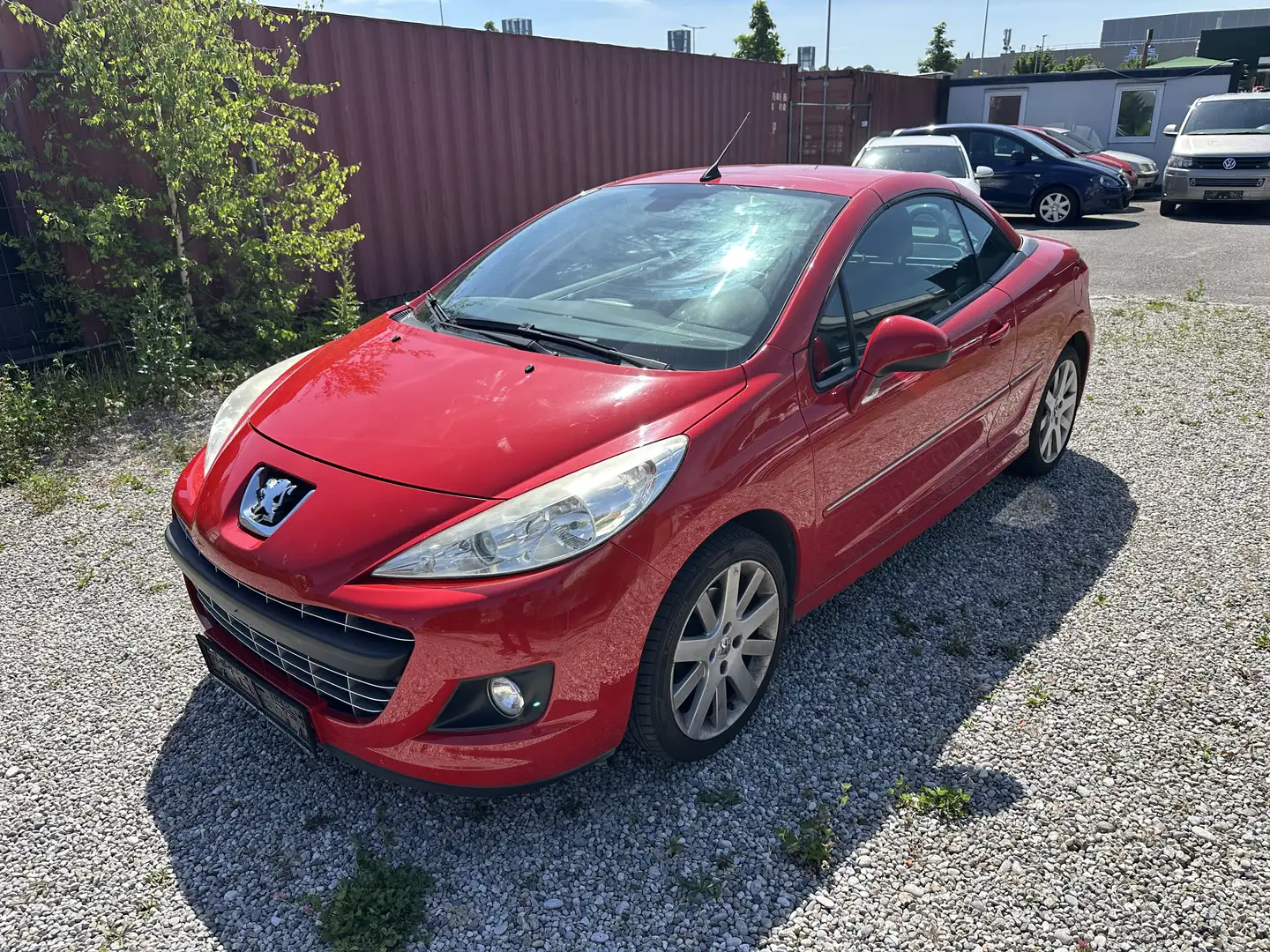 Peugeot 207 CC Active 1,6 16V,Cabrio Rot - 1