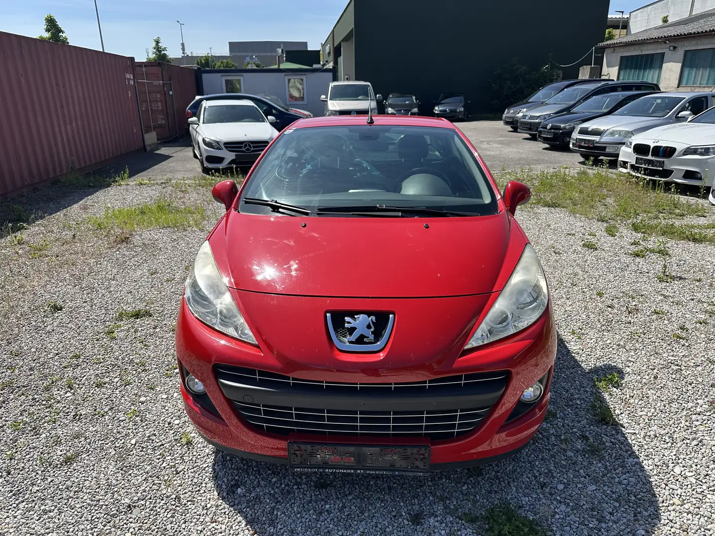 Peugeot 207 CC Active 1,6 16V,Cabrio Rot - 2
