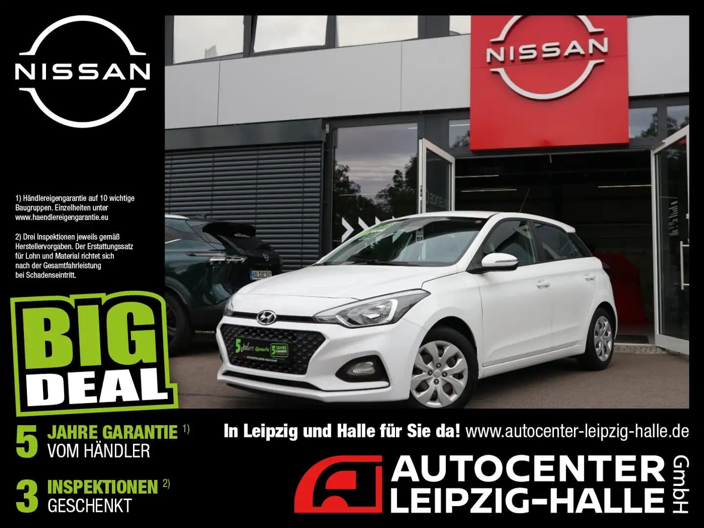 Hyundai i20 1.2 Classic Klima Alufelgen WKR TÜV NEU Blanc - 1