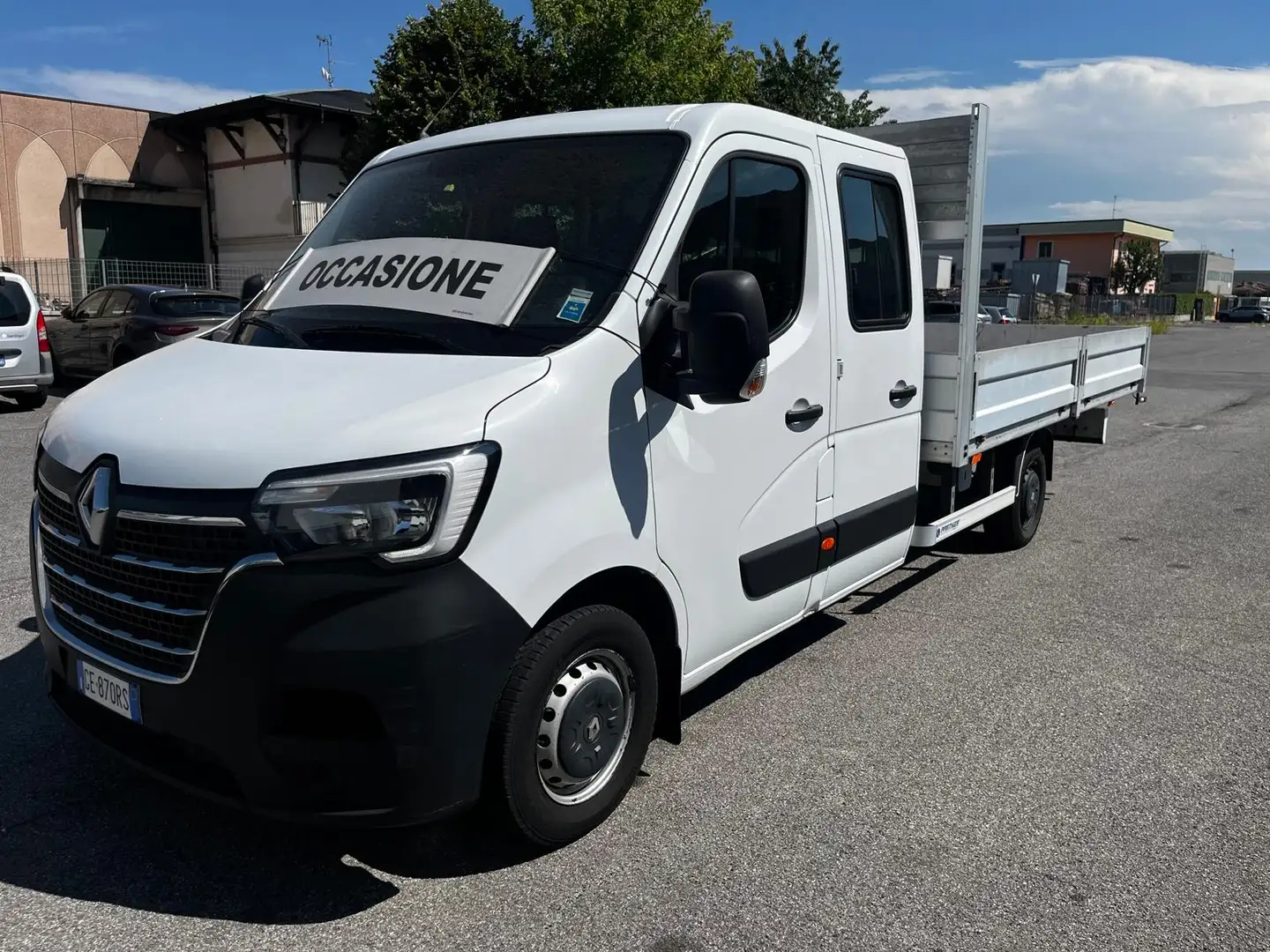 Renault Master 7 posti cassone fisso 4.20x2.20 Bianco - 2