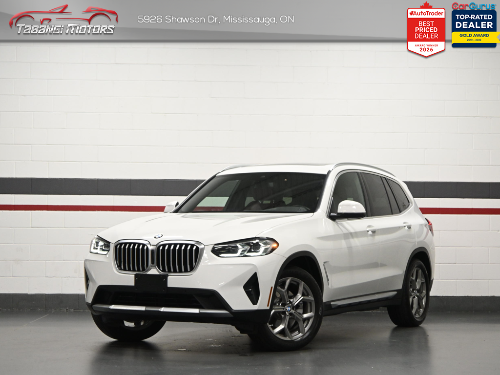 2023 BMW X3 XDrive30i No Accident Red Interior Digital Dash N