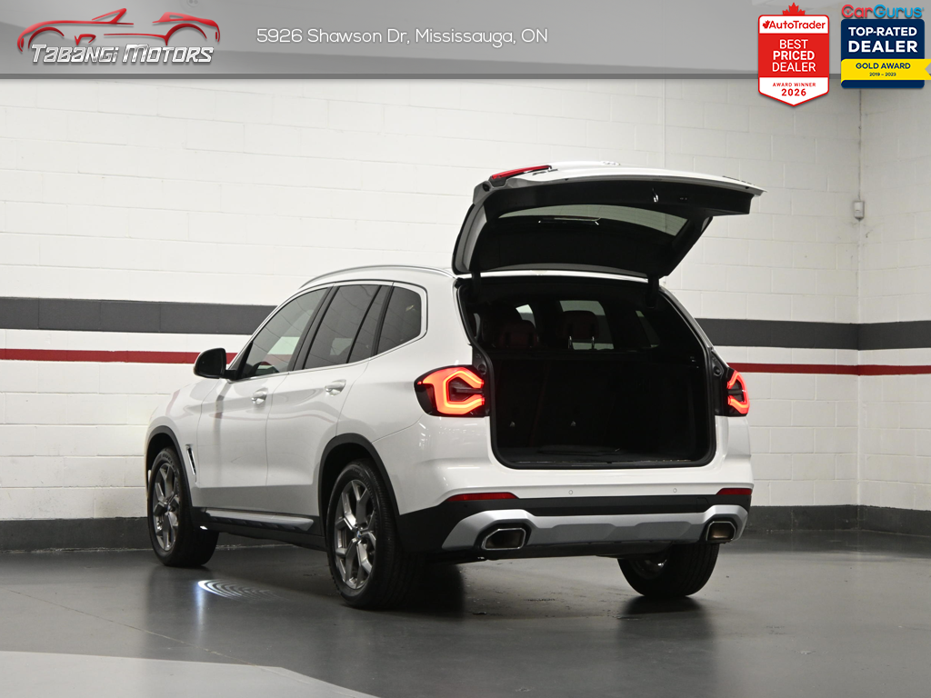 2023 BMW X3 XDrive30i No Accident Red Interior Digital Dash N