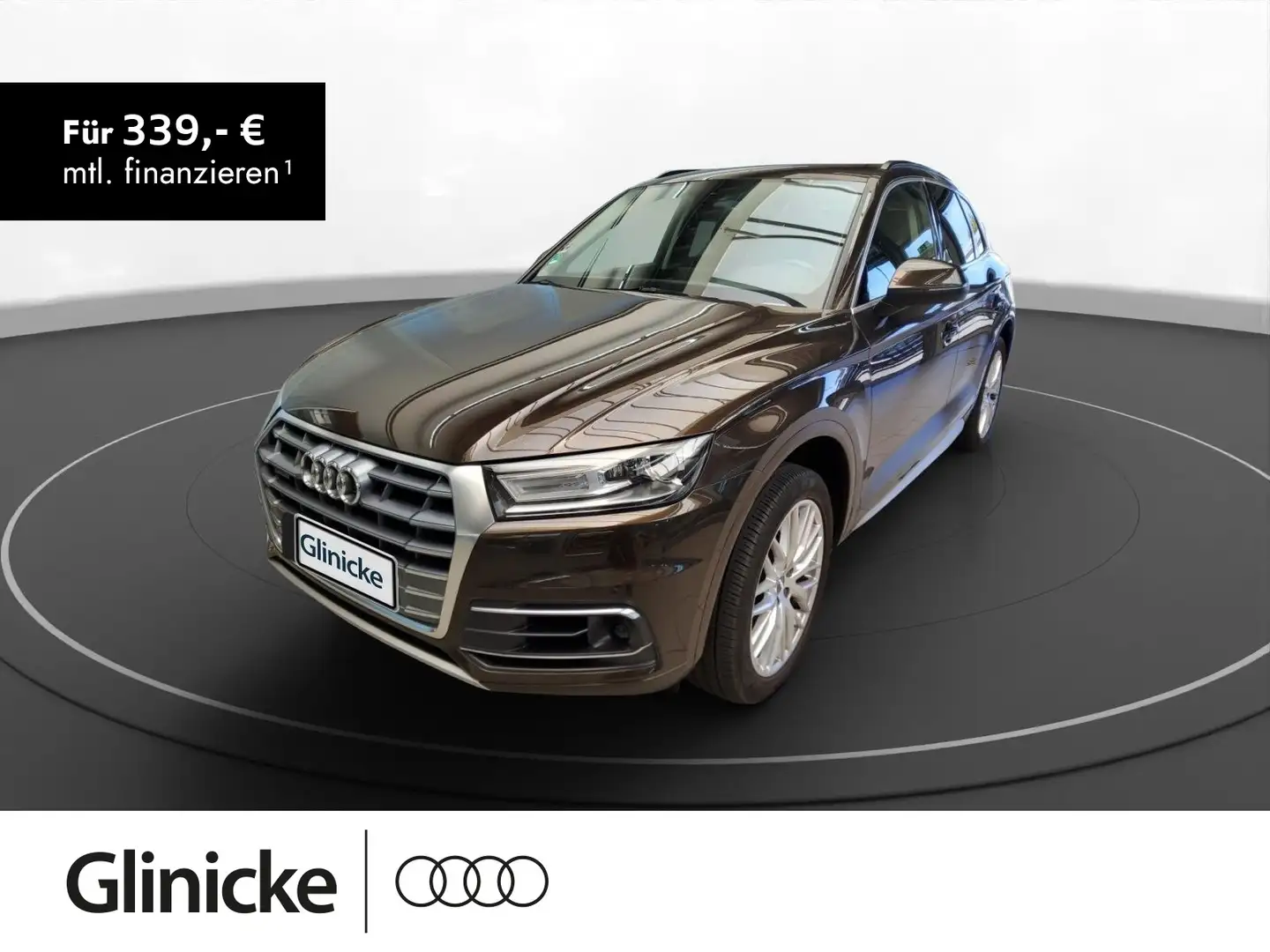 Audi Q5 40 TDI qu. sport AHK Xenon LM 20" Navi RFK AC Braun - 1