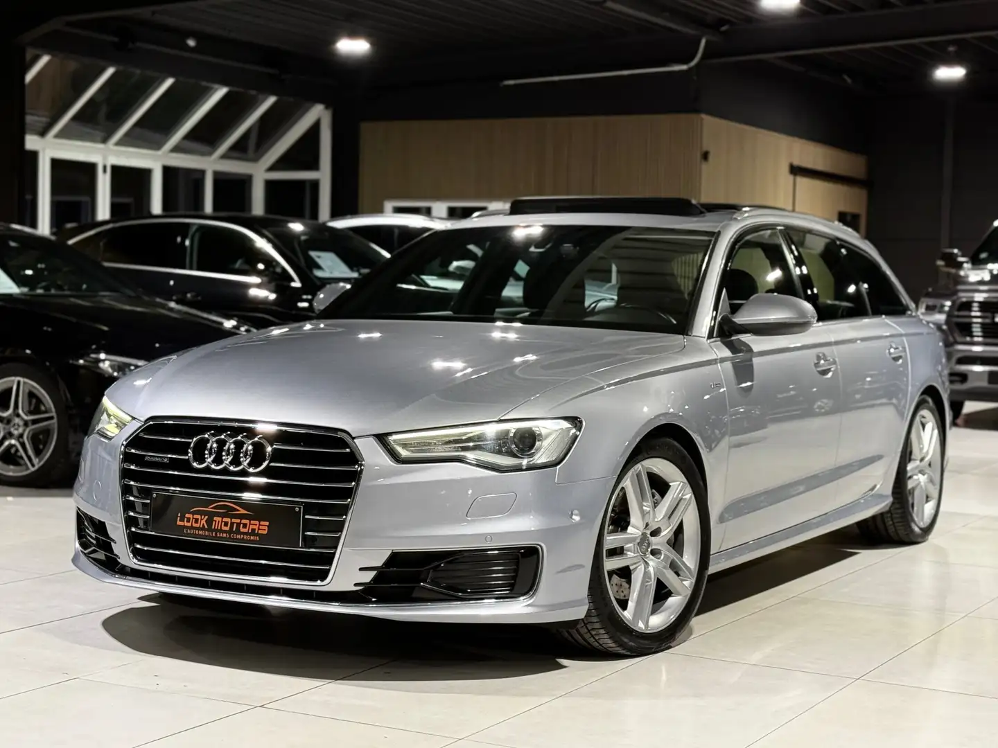 Audi A6 3.0 TDi V6 Quattro S line S tronic 218cv FULL Gris - 1