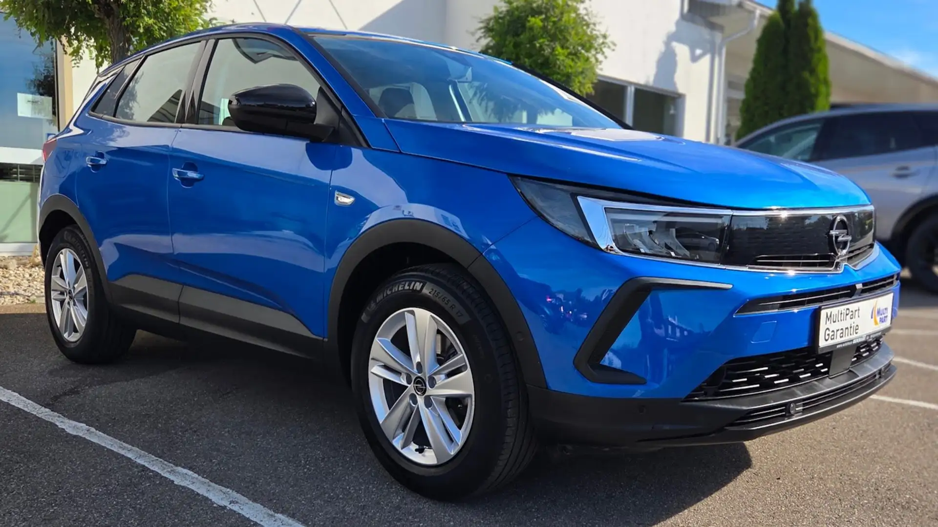 Opel Grandland Grandland 1.2 DI SHZ LHZ AHK beheiz Frontscheibe Blau - 1