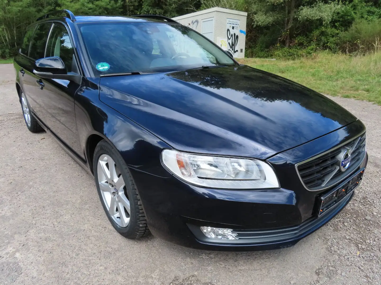 Volvo V70 D4 Linje Svart 181PS, Schaltgetriebe 6 Gang Blau - 1