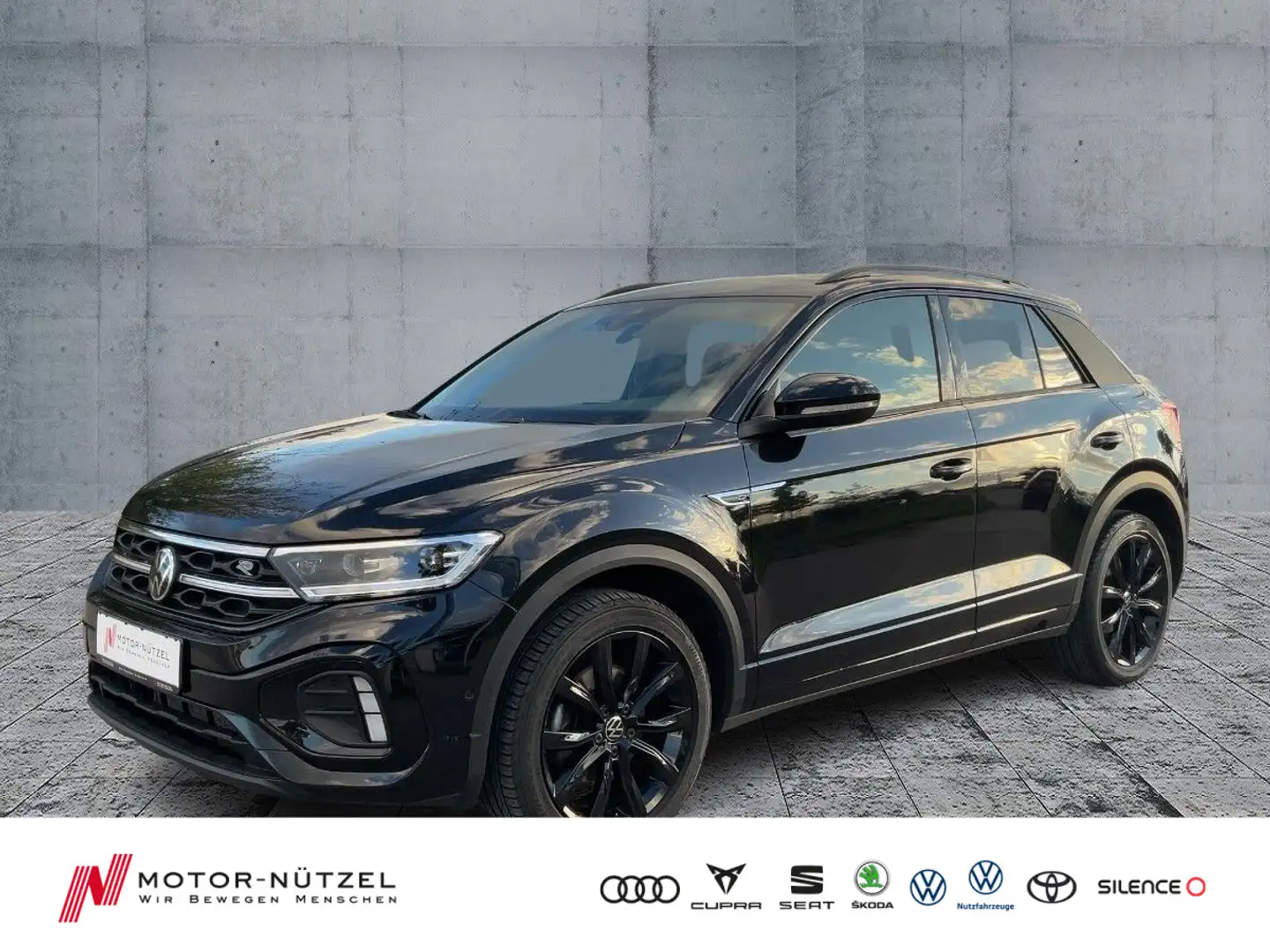 Volkswagen T-Roc 2.0 TDI 4M DSG R-LINE MATRIX+BEATS+DAB+18Z Schwarz - 1