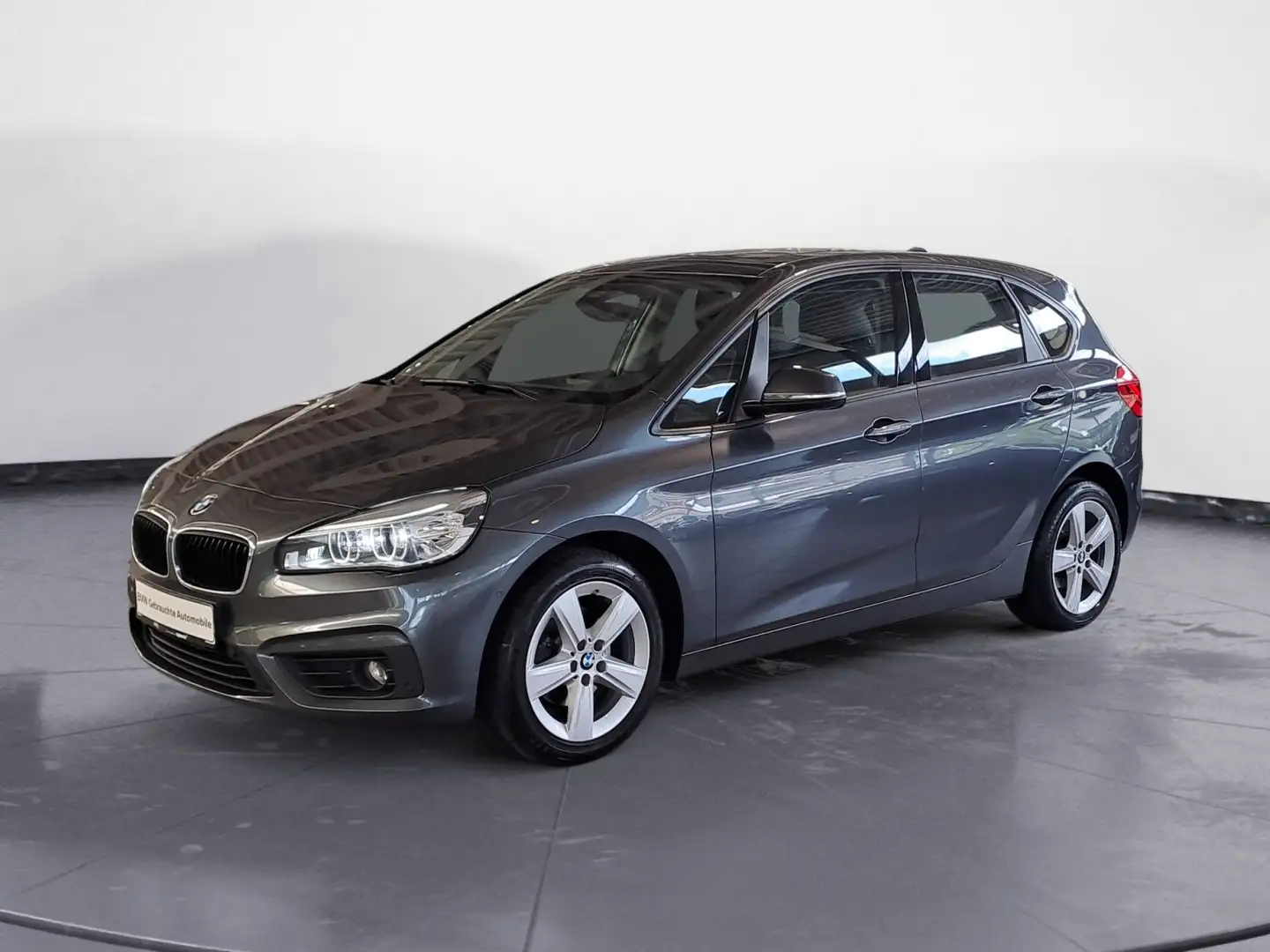 BMW 218 Advantage Panorama AHK Grau - 2