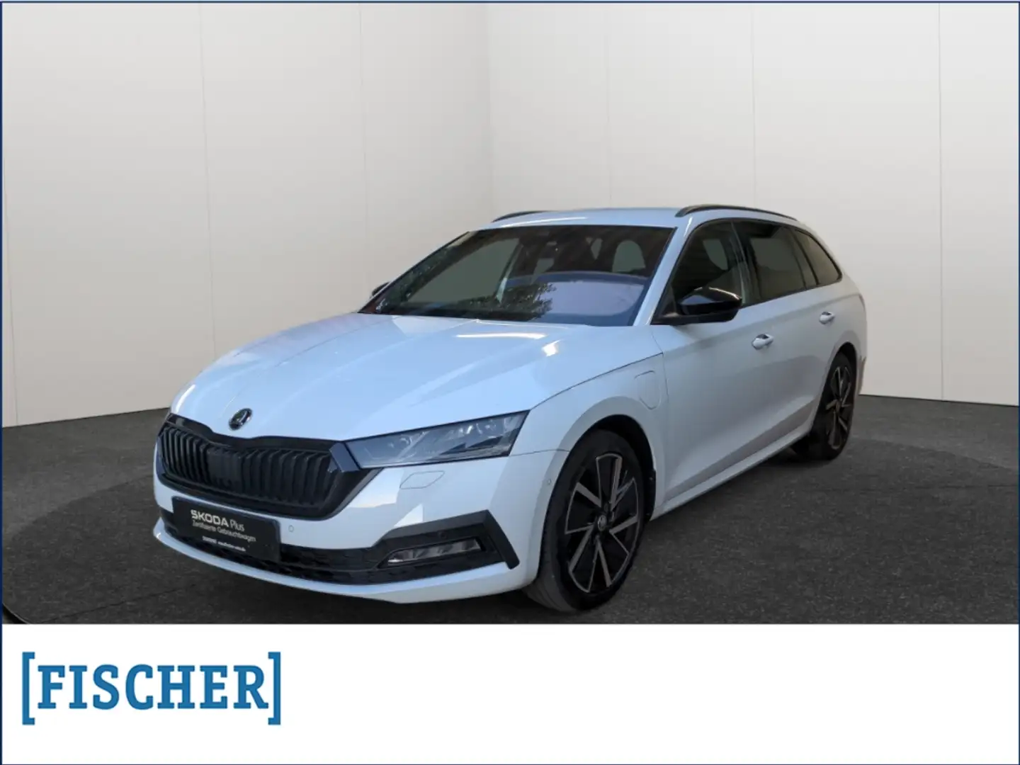 Skoda Octavia Combi 1.4TSI iV DSG Style Matrix Navi HUD Rear Vie Weiß - 1