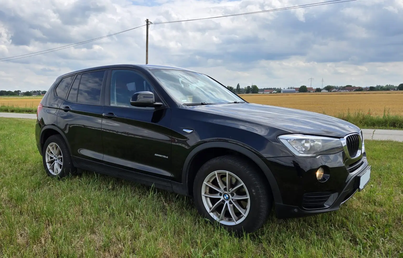 BMW X3 sDrive18d Aut. FACELIFT,AUTOMATIK,PDC,TOPZUSTAND Schwarz - 1
