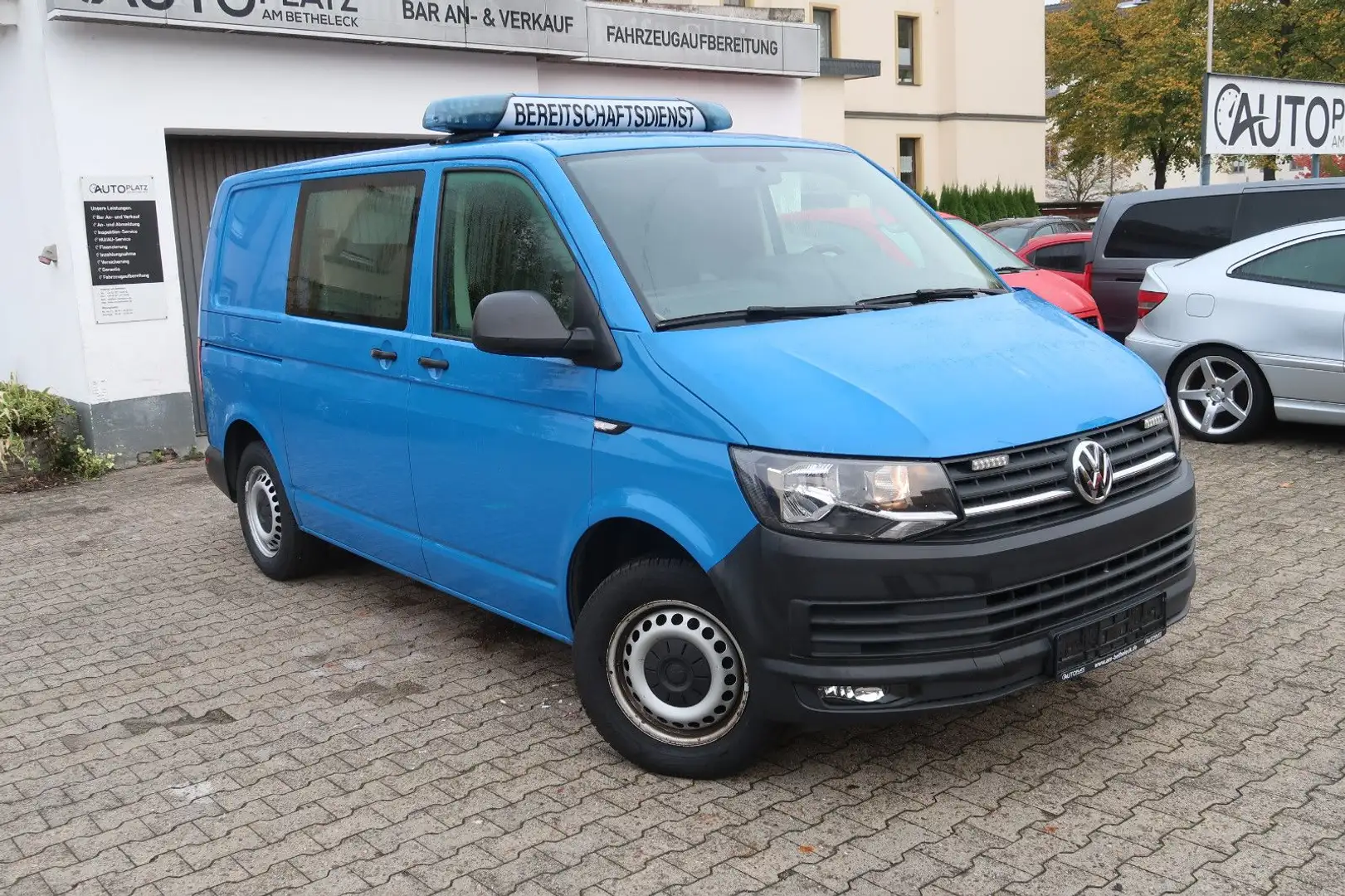 Volkswagen T6 Transporter *AUTOM.  *Bereitschaft *EINSATZF. Bleu - 1