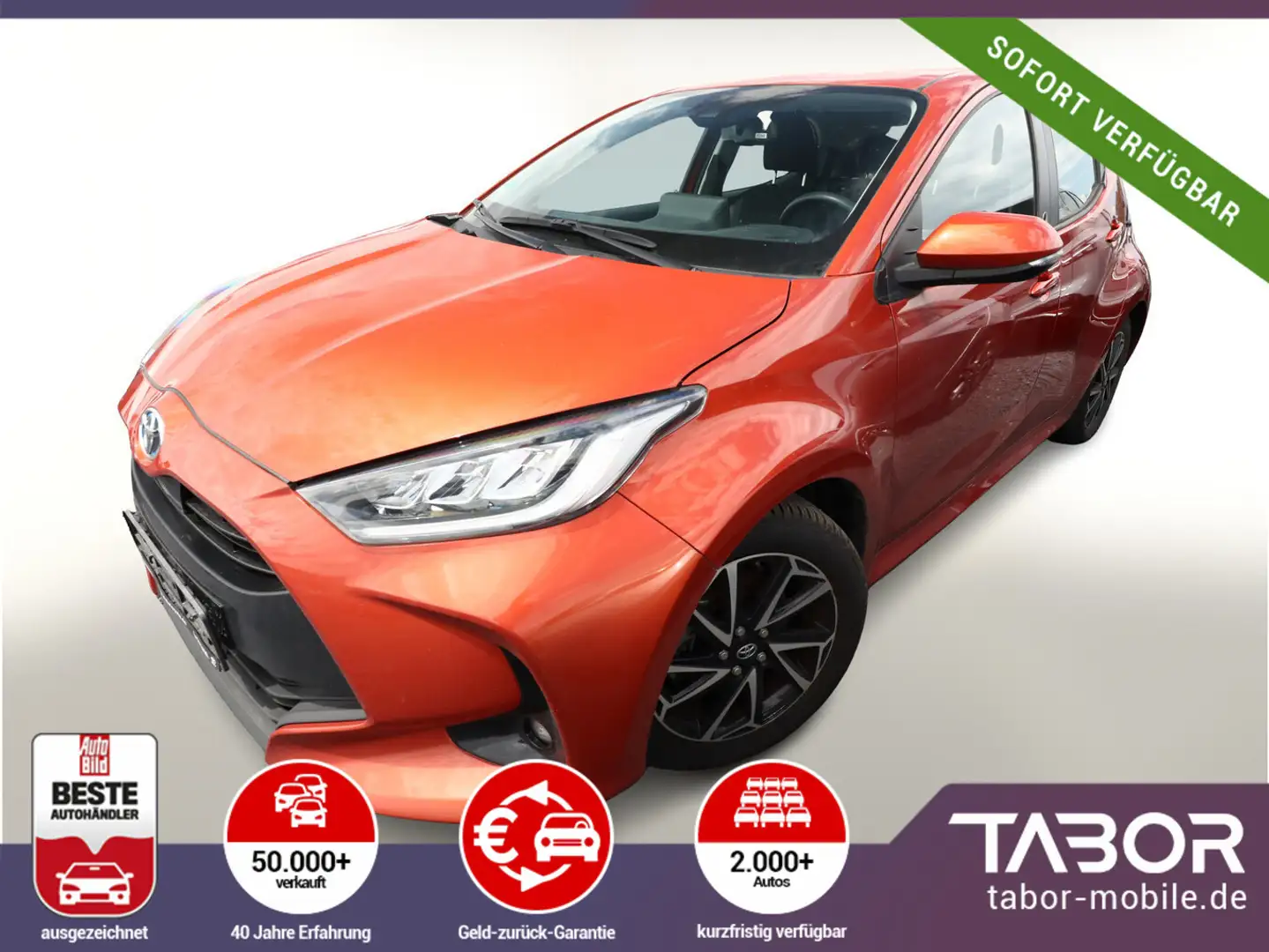 Toyota Yaris 1.5 Dual-VVT-iE 116 CVT Team D SHZ KeyL Orange - 2