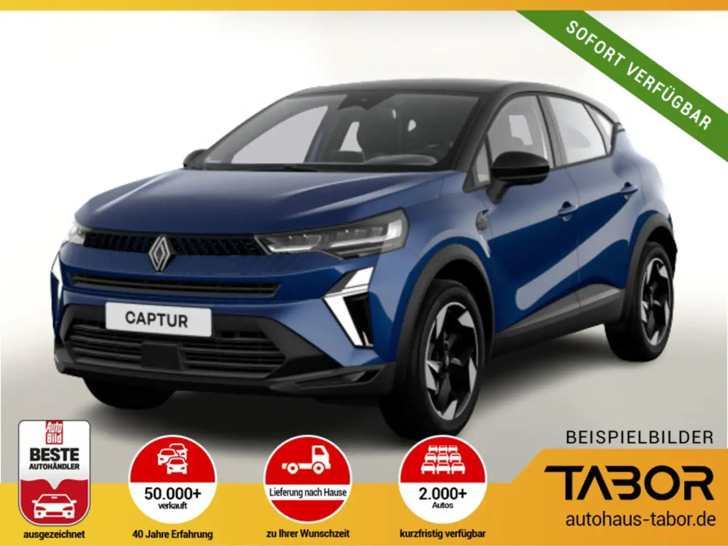 Renault Captur Techno Eco-G 100 Kam SHZ PDC Nav Blau - 1
