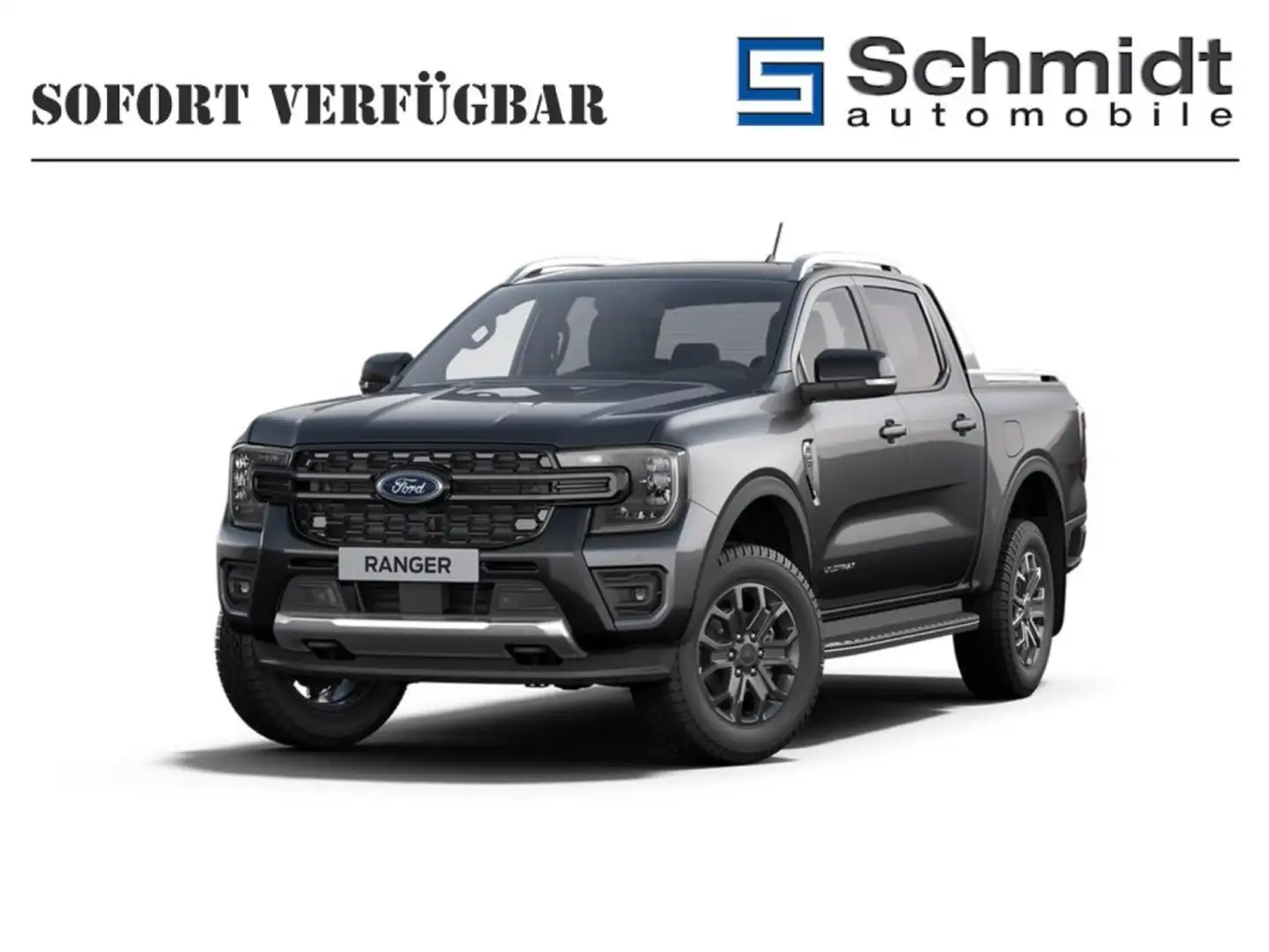 Ford Ranger Wildtrak DK 2,0L Eblue 205PS A10 4WD Grijs - 1