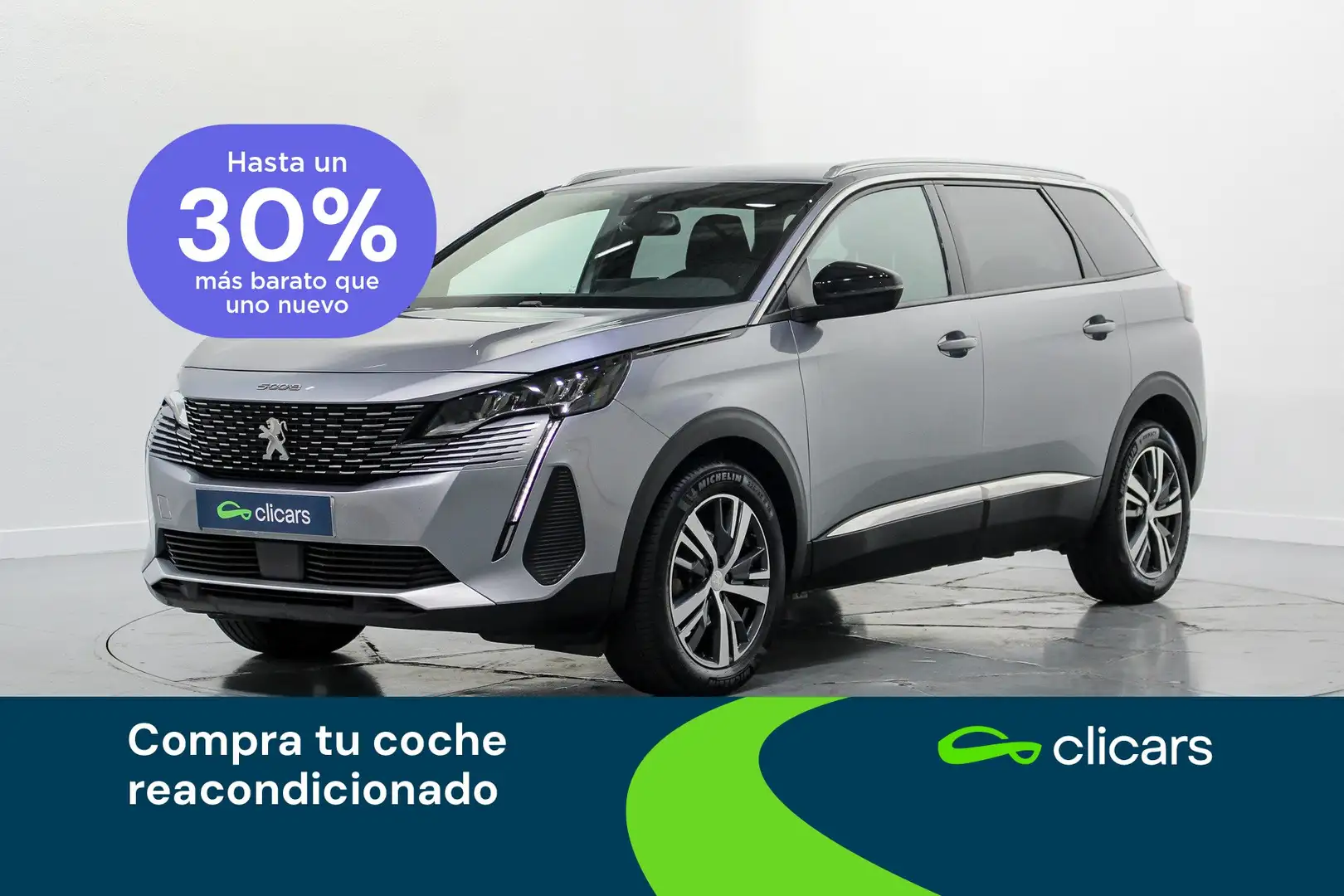 Peugeot 5008 1.2 PureTech S&S Allure Pack 130 Plateado - 1