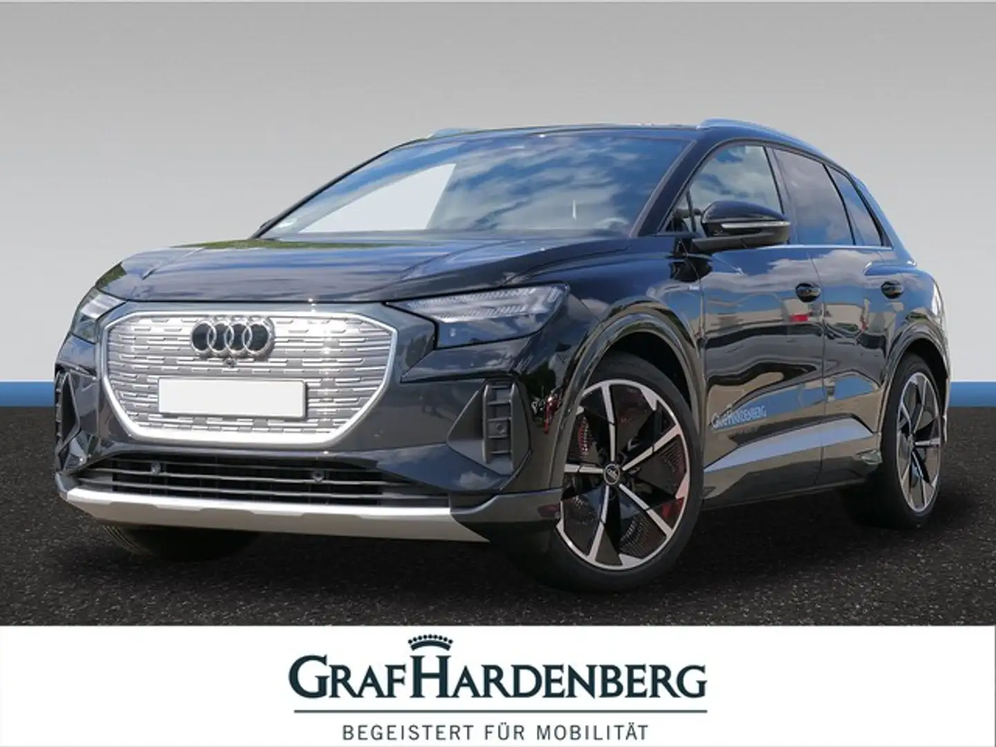 Audi Q4 e-tron 50 Quattro S-Line Exterieur Matrix Schwarz - 1