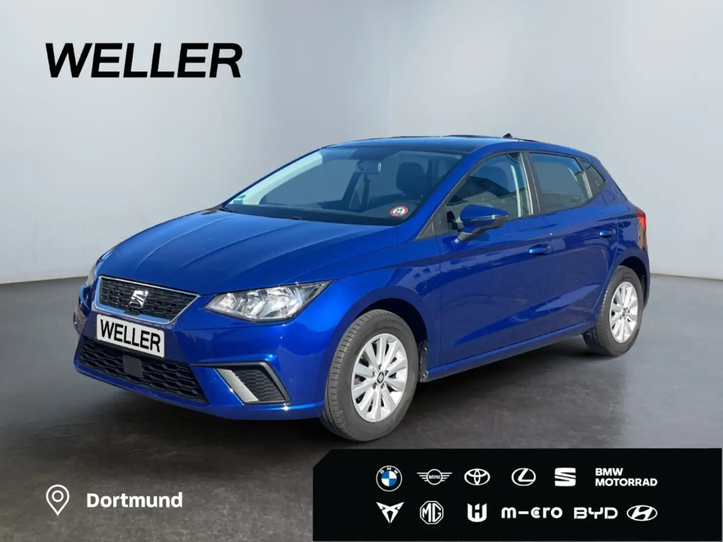 SEAT Ibiza 1.0 TSI Style *Pano*AHK*CarPlay*Bremsass* Blau - 1