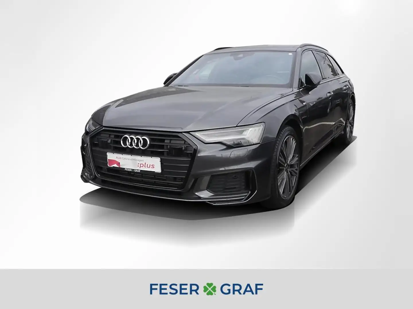Audi A6 Avant 45 TFSI S line Ext. AHK Matrix Pano Gris - 1