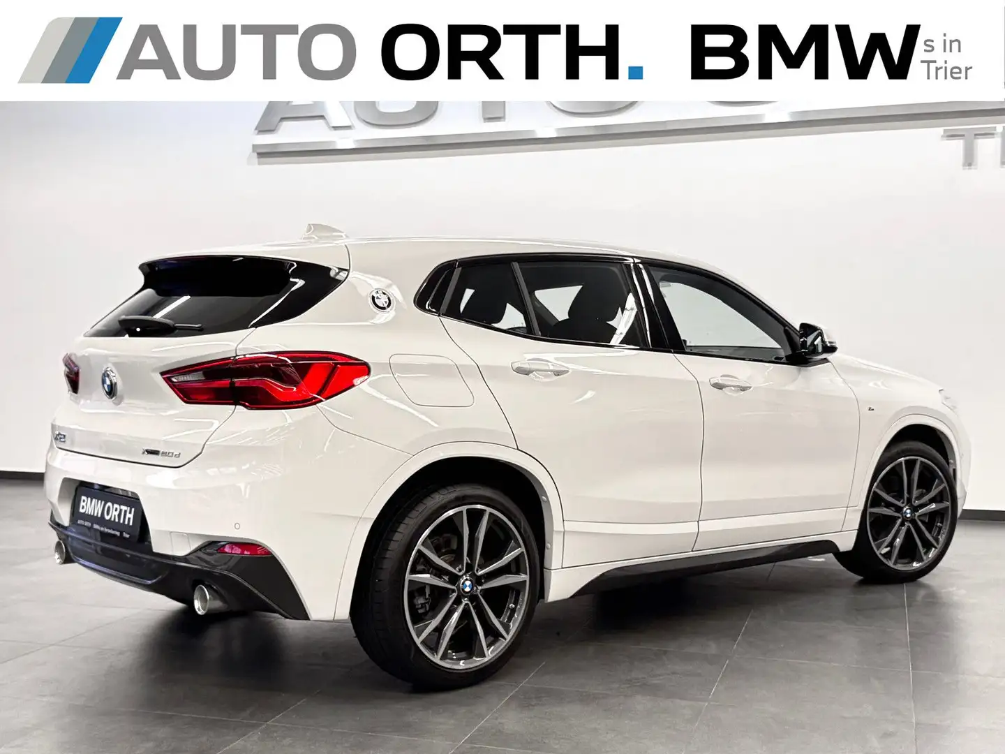 BMW X2 xDrive20d M-SPORT LEDER NAVI+ HUD KAMERA AHK Blanco - 2