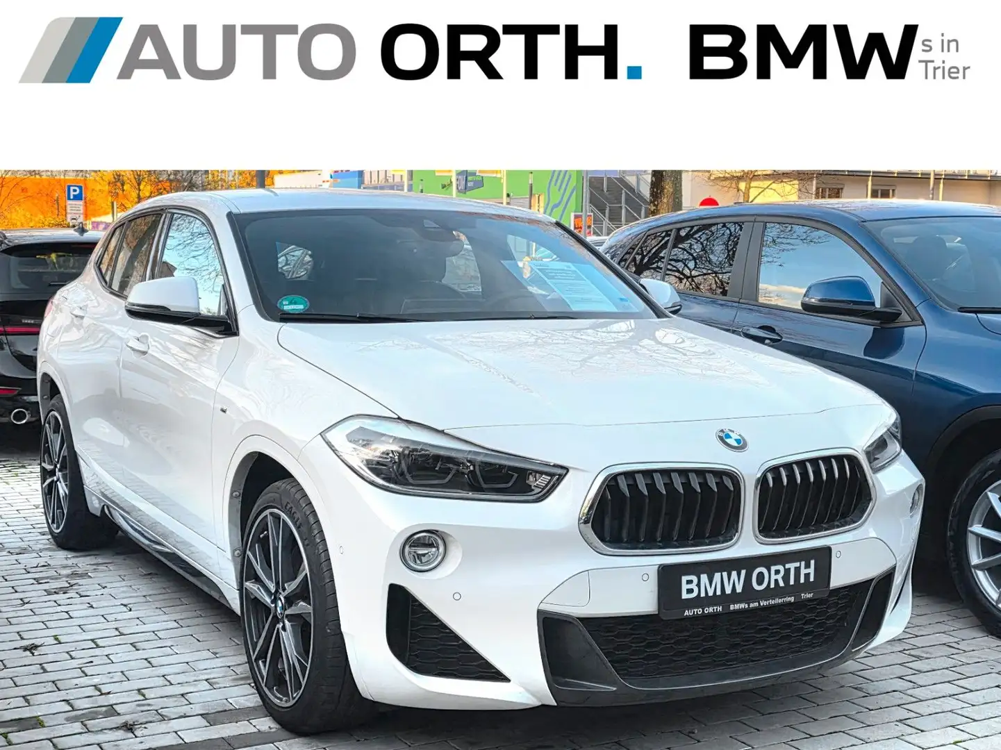 BMW X2 xDrive20d M-SPORT LEDER NAVI+ HUD KAMERA AHK Weiß - 1
