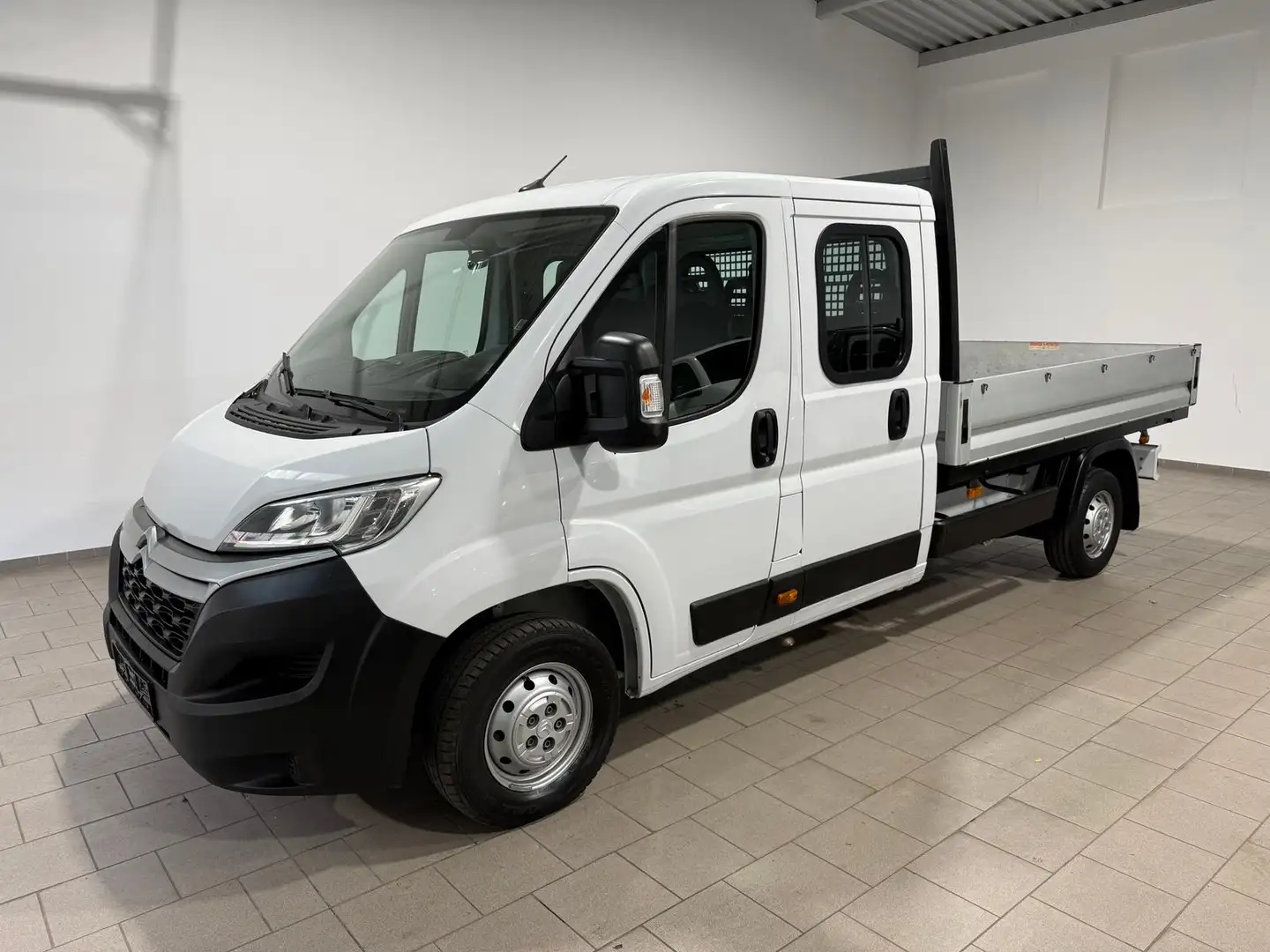 Citroen Jumper 35 Pritsche-Doka (7-Si.),L3,Klima,AHK Weiß - 1