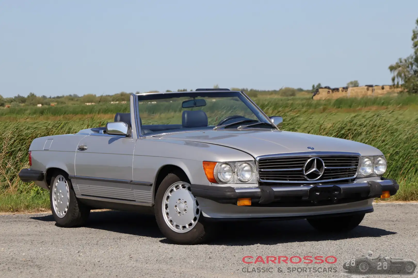 Mercedes-Benz SL 560 R107 - Hardtop Argintiu - 1