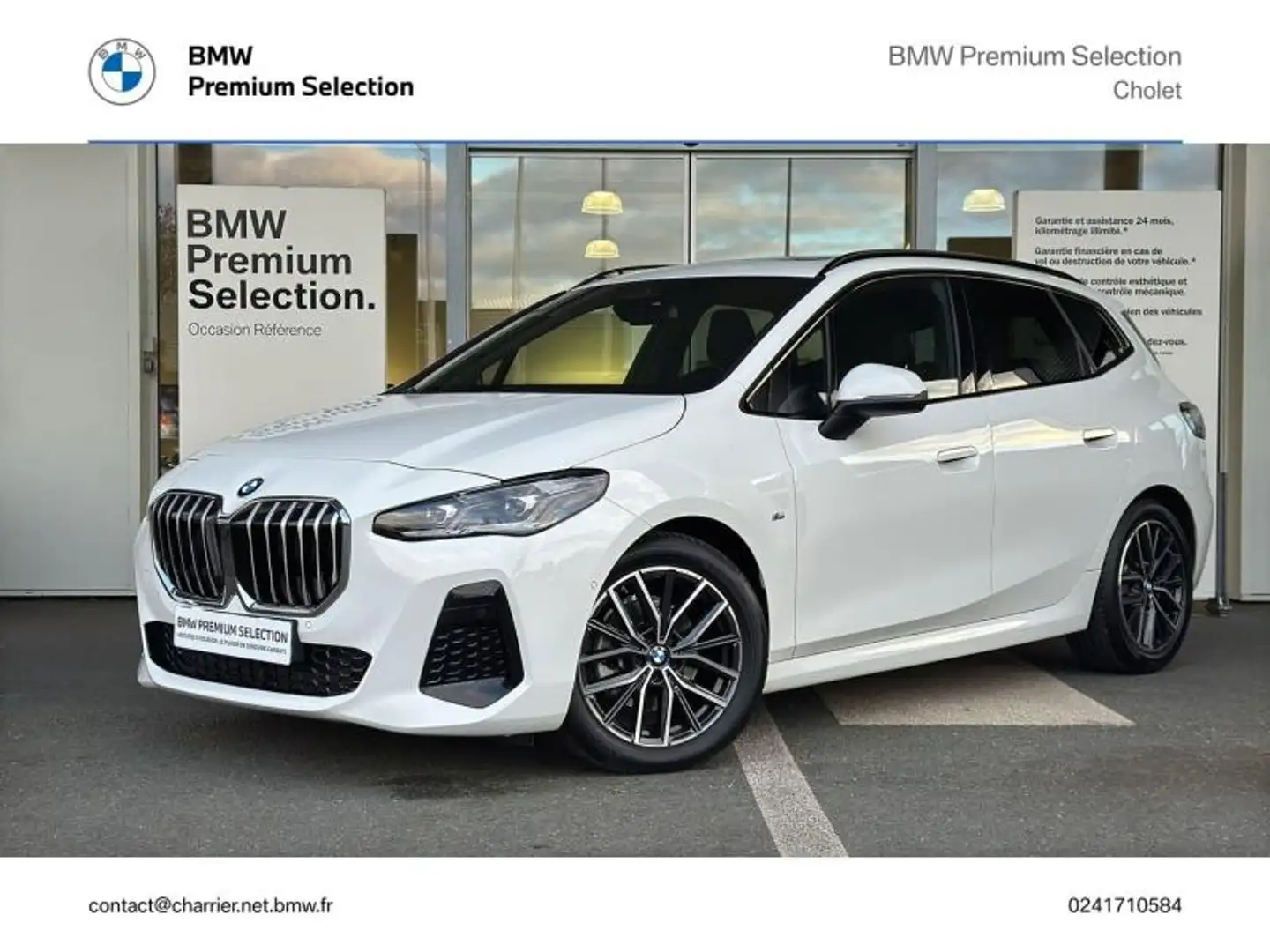 BMW 218 218d 150ch M Sport DKG7 Blanc - 1