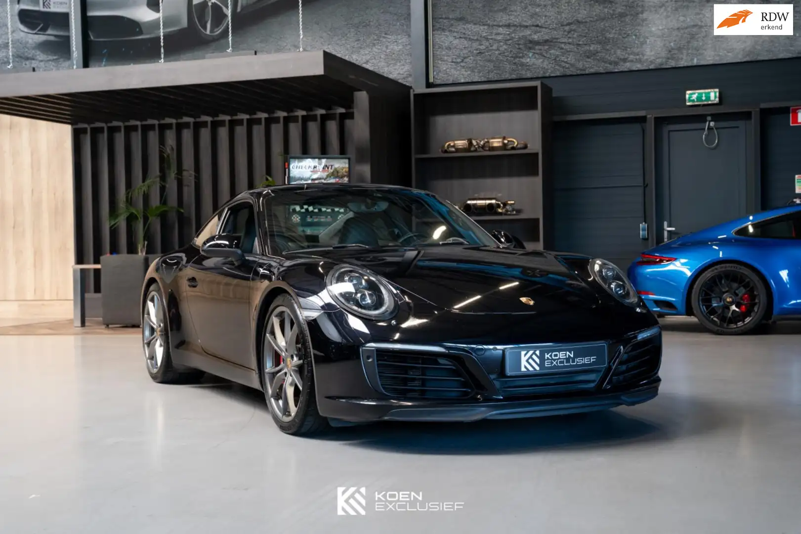 Porsche 991 991 3.0 Carrera S (2016) PDCC, achteras sturing, S Zwart - 1