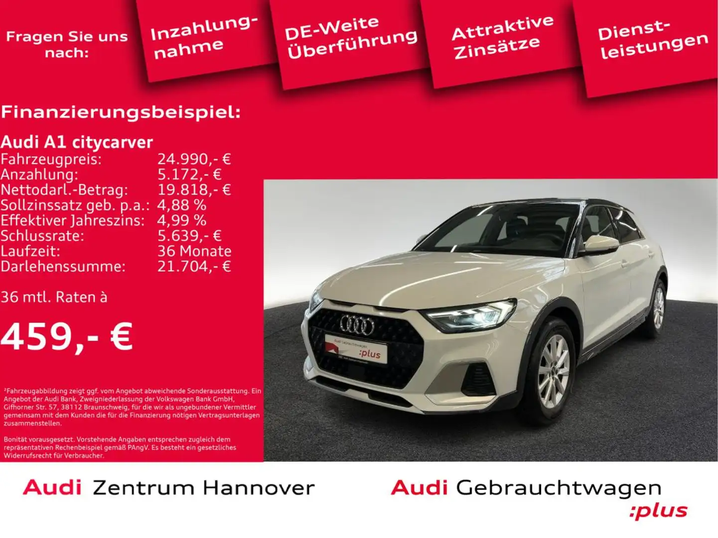 Audi A1 citycarver 30 TFSI LED Kamera Navi virtual Weiß - 2
