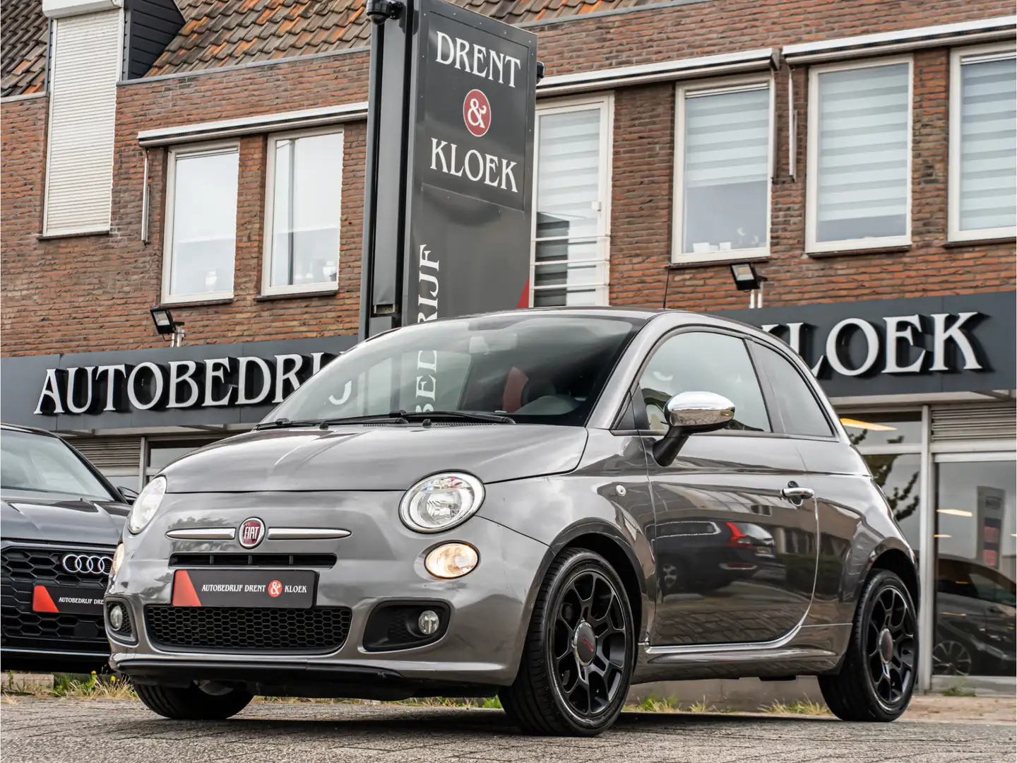 Fiat 500 0.9 TwinAir 500S ORG NL 16 INCH VELGEN AIRCO BLEU& Grijs - 1