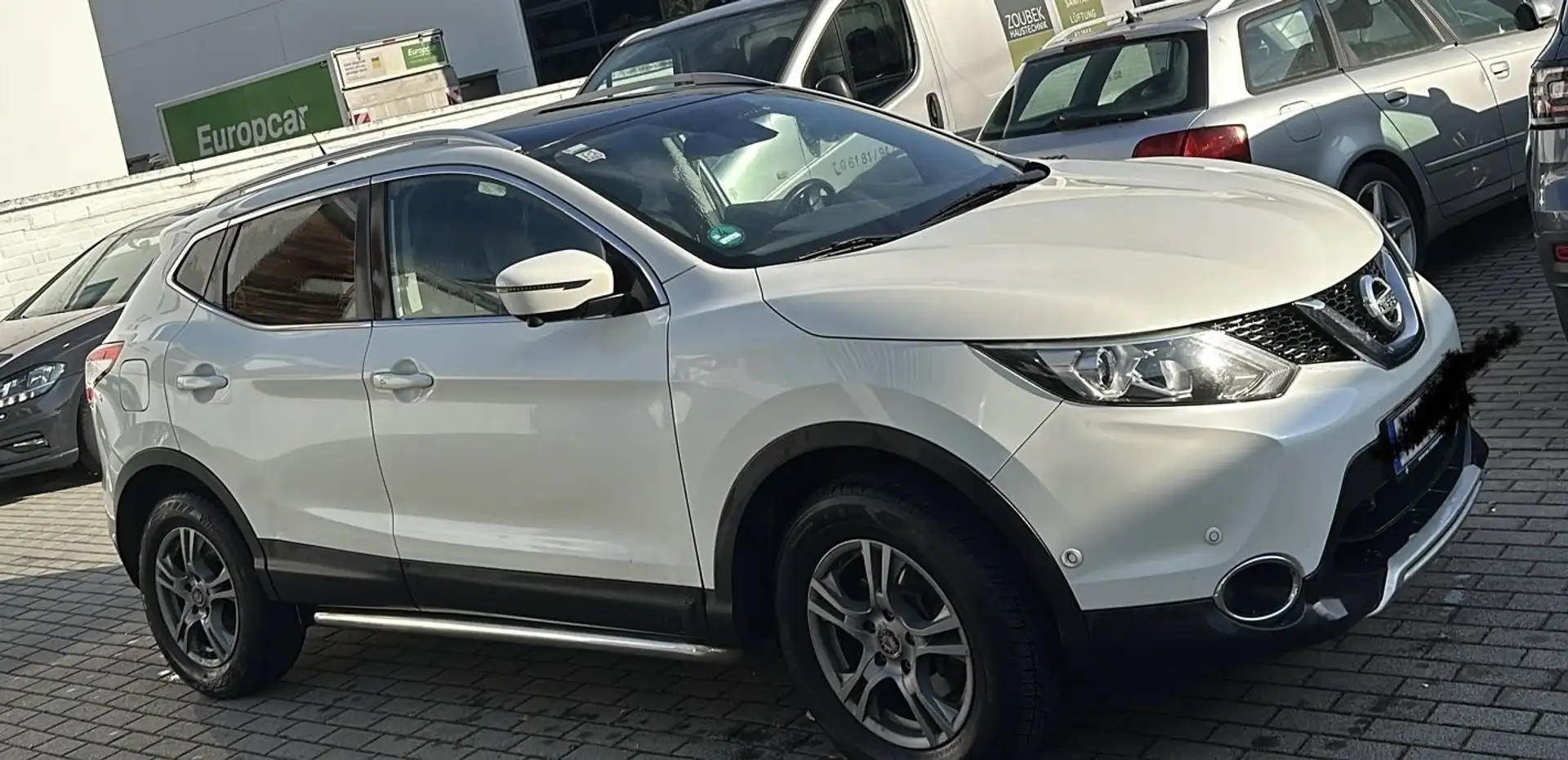 Nissan Qashqai tekna vollausstattung AHK +Sonderausstattung Weiß - 2