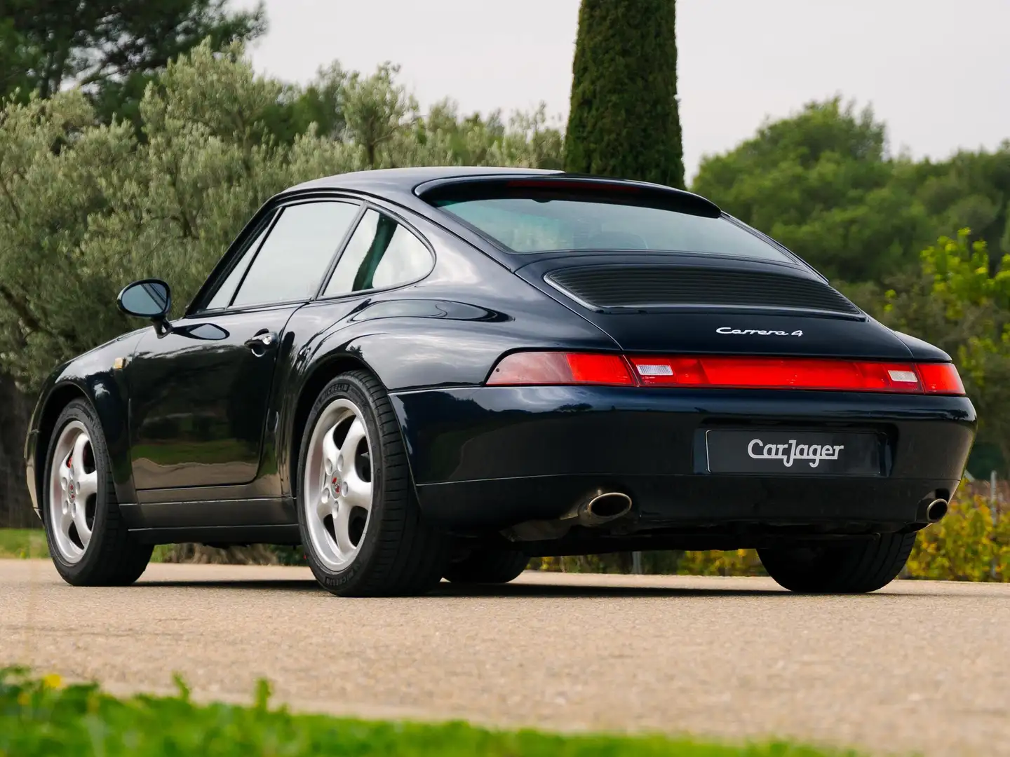Porsche 911 993 Coupé Carrera 4 Bleu - 2