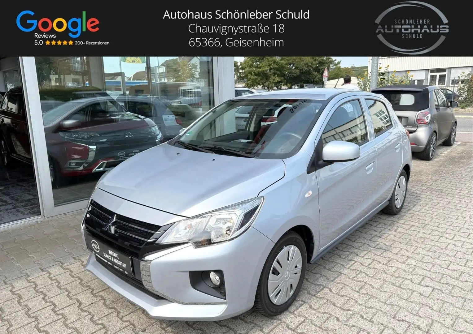 Mitsubishi Space Star Select *1. HD*WENIG KM*KLIMA*SCHECKH* Silber - 1
