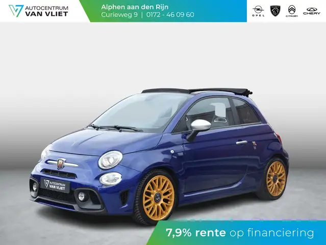Fiat 500C Abarth 1.4 T-Jet Turismo 595 | ZWART LEDEREN BEKLEDING |